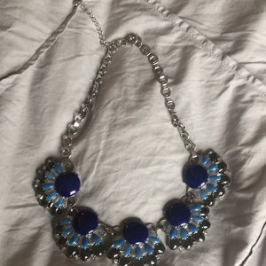 Blue Flower Necklace